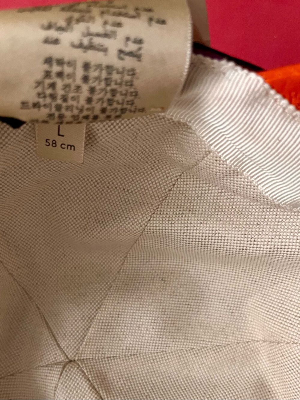 Gucci Two-Tone Purple and Orange Leather Cap 100 % Authentic - Picture 6 of 16